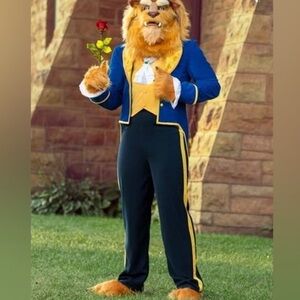 New! Men's Beast Costume from Beauty and the Beast Size XL